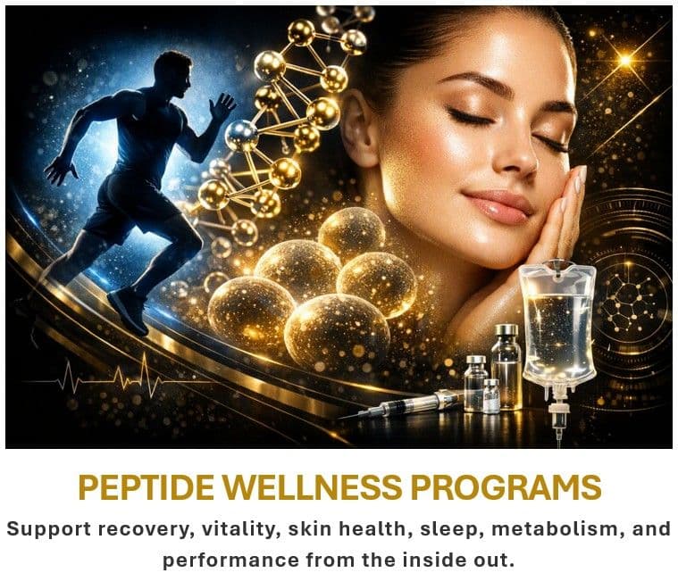 Peptide wellness programs — recovery, vitality, and skin health